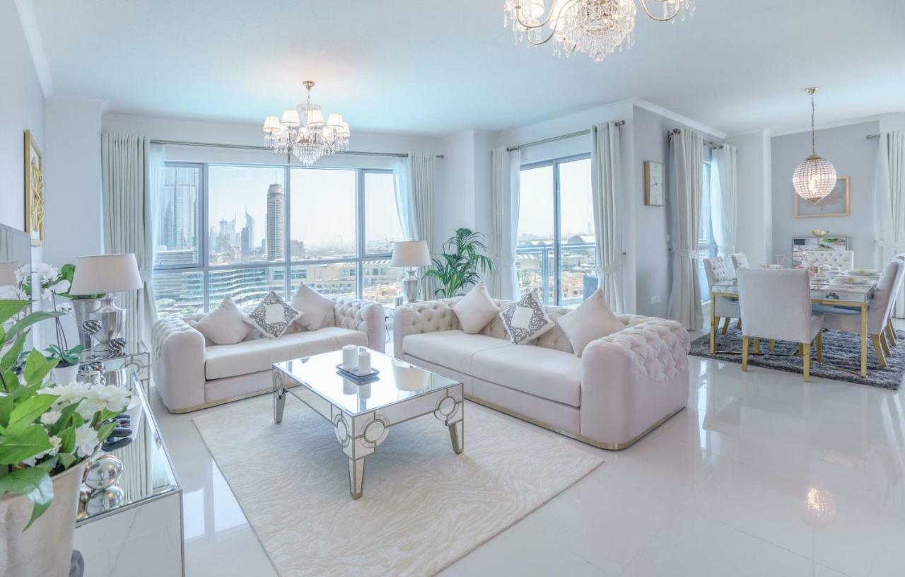 Elite Royal Apartment - Full Burj Khalifa & Fountain View - Premier - 2 Bedrooms & 1 Open Bedroom Without Partition Dubái Exterior foto